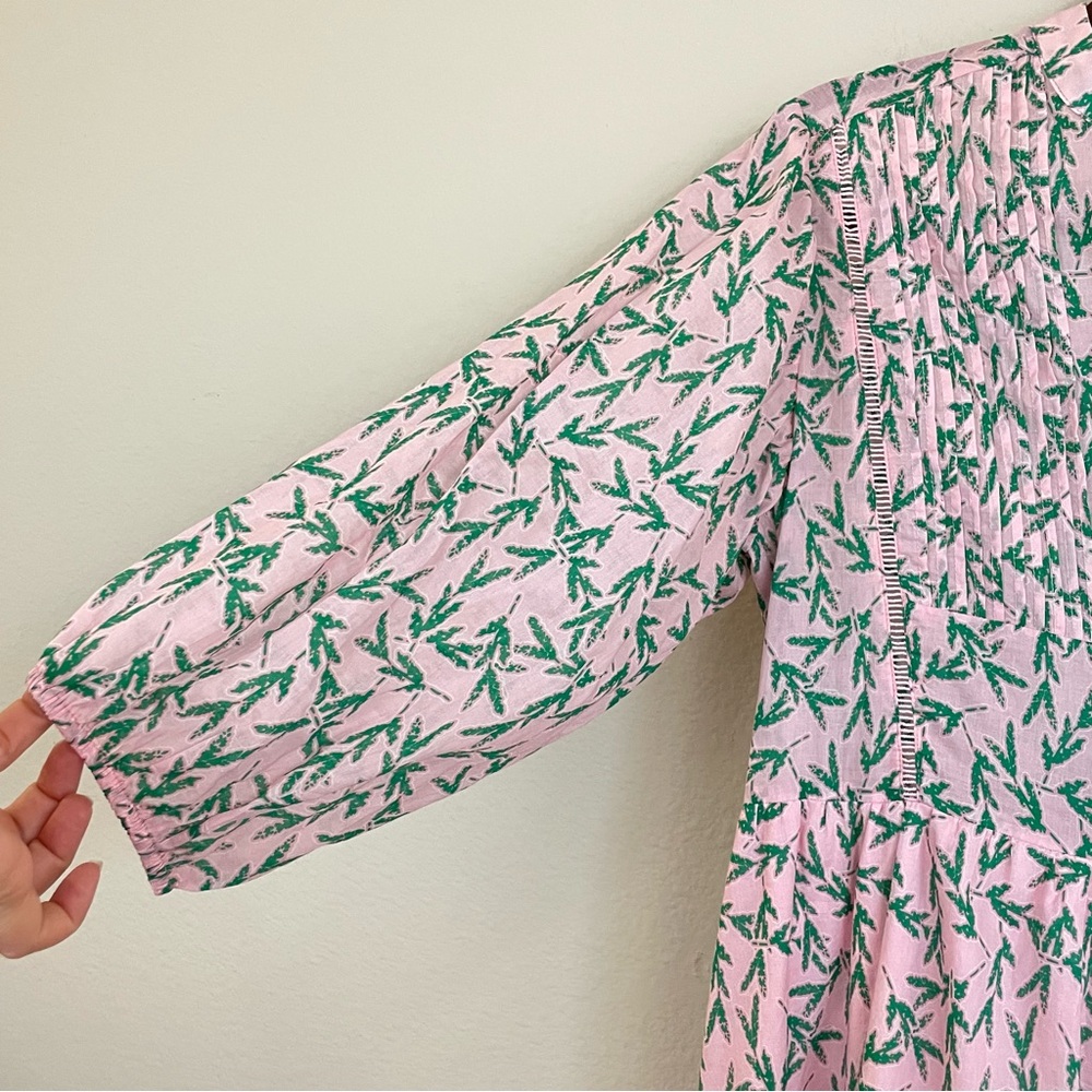 The Shirt by Rochelle Behrens The Charlotte Floral Midi‎ Dress Size Small - Picture 5 of 9